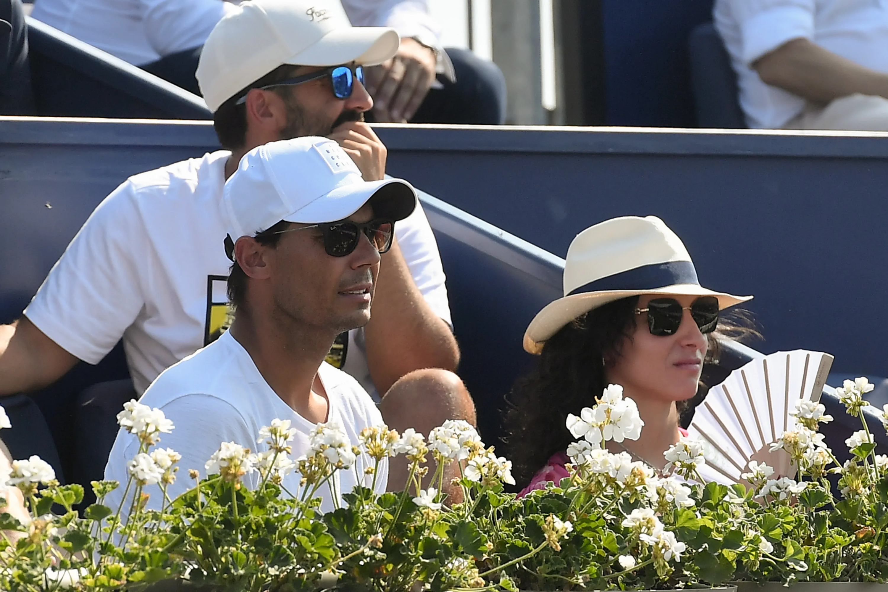 Rafa Nadal y Mery Perelló en el tenis.