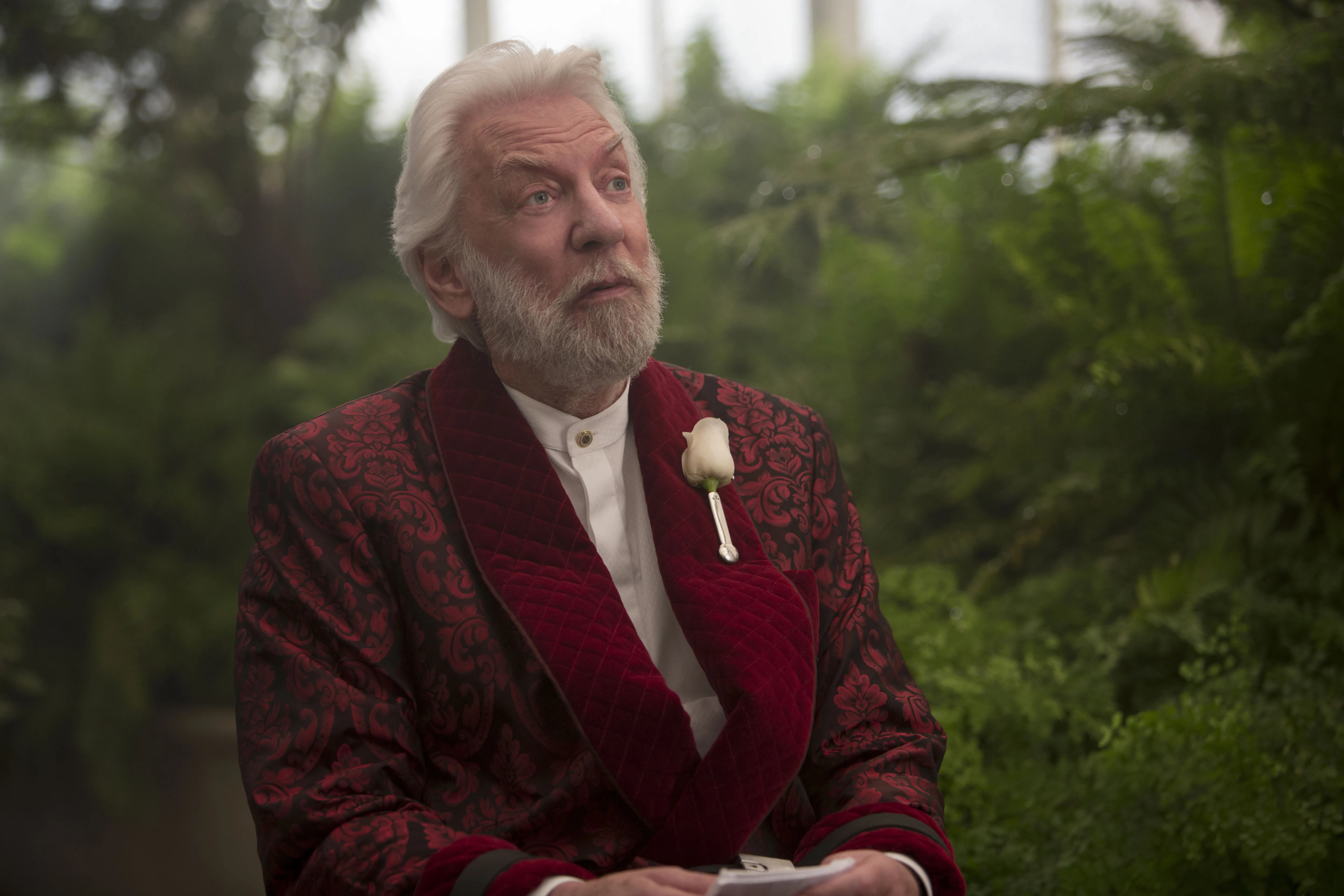 Donald Sutherland en 'Los juegos del hambre'.