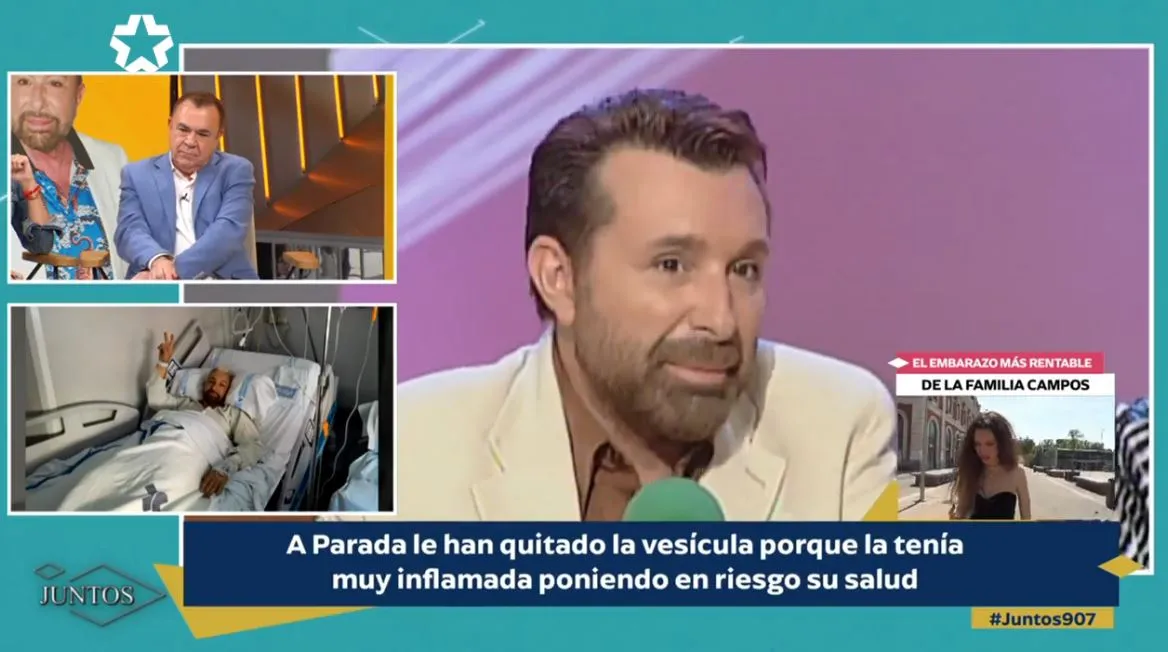 José Manuel Parada, en Telemadrid.