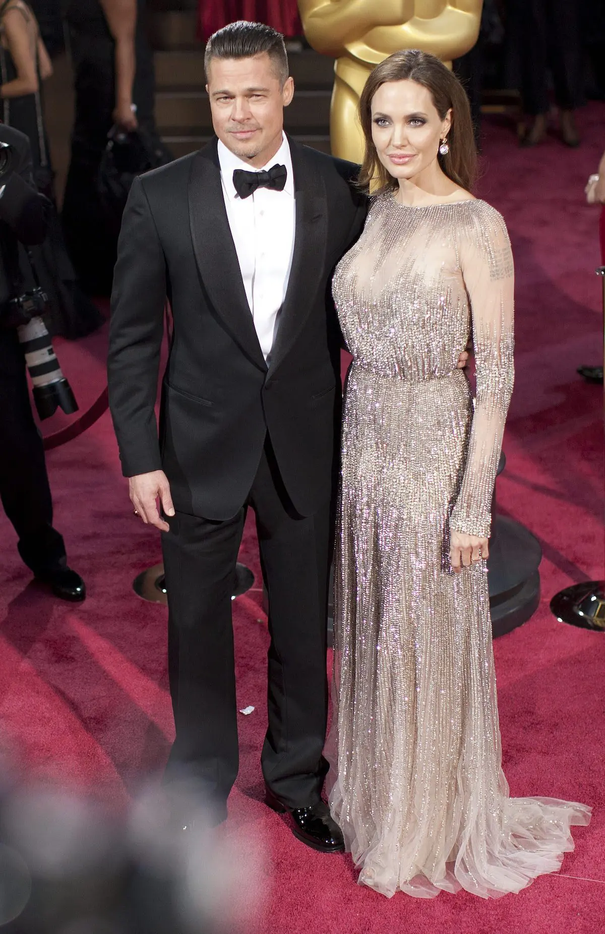 Brad Pitt y Angelina Jolie 86 edición de los premios Oscar en Hollywood