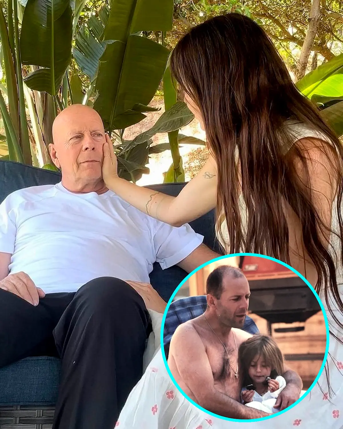 Bruce Willis con Scout