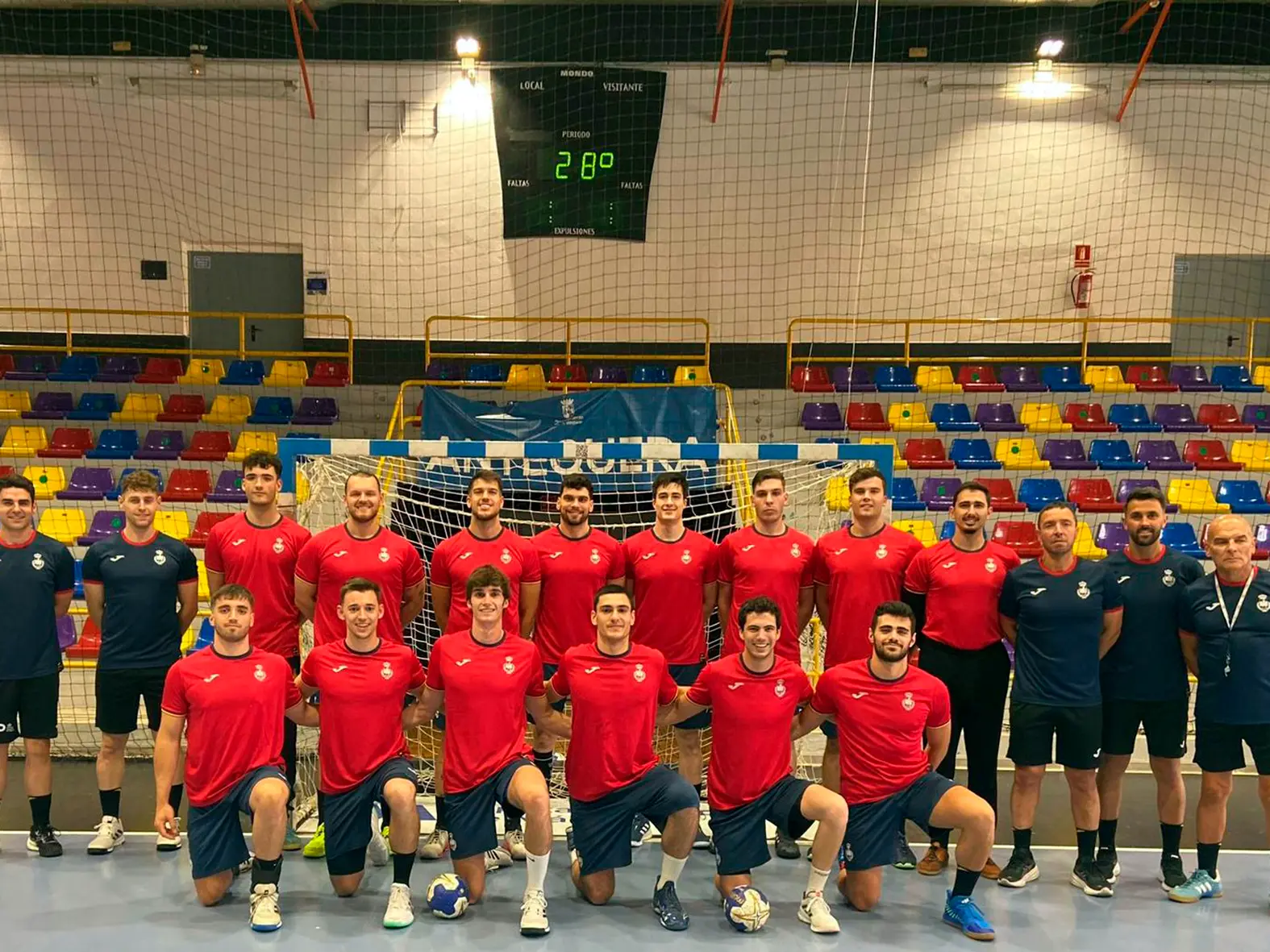 Imagen de la web oficial de los Hispanos Universitarios, el equipo de la selección española de balonmano