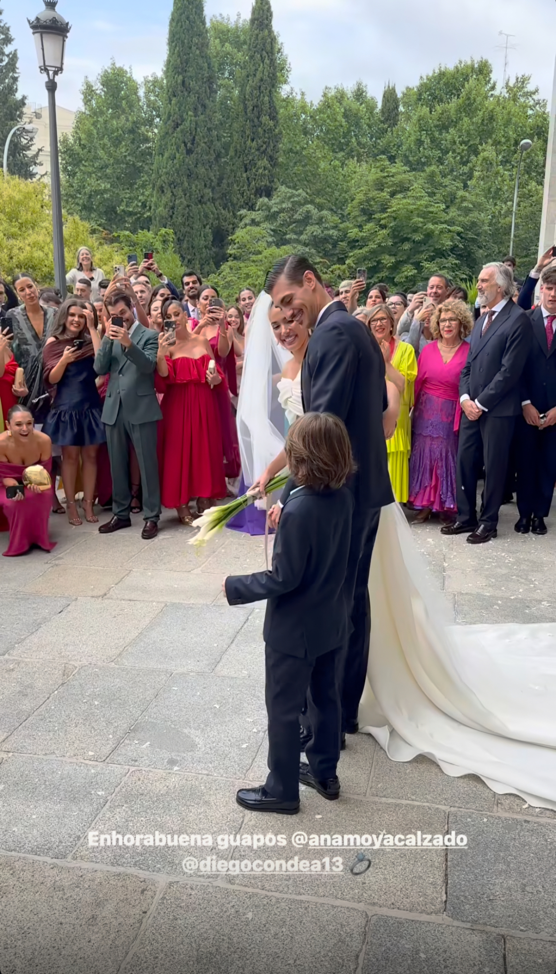 En la boda hemos podido ver muchos rostros conocidos.