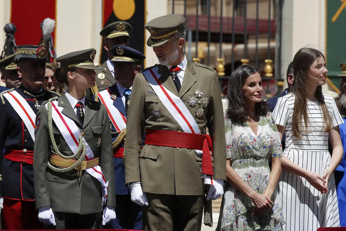 Leonor y Felipe demostraron complicidad