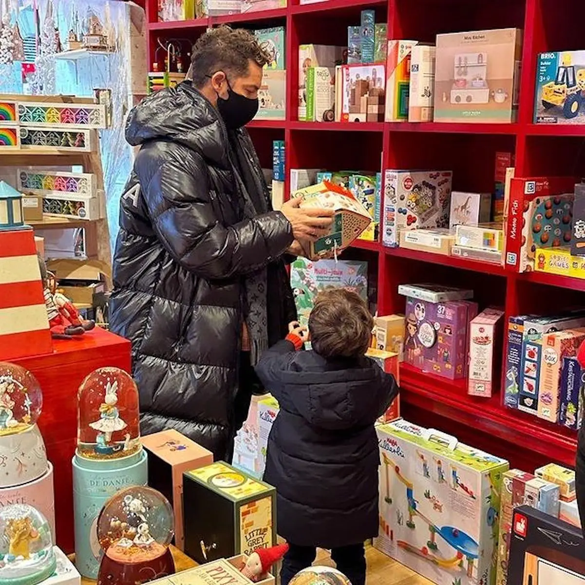 David Bisbal con su hijo 3