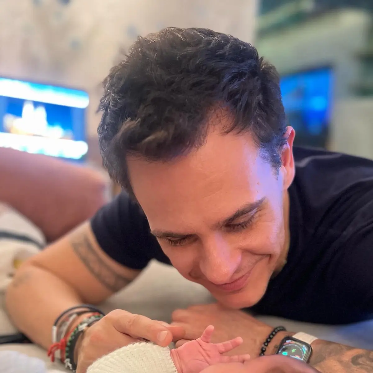 Christian Gálvez con su hijo 4