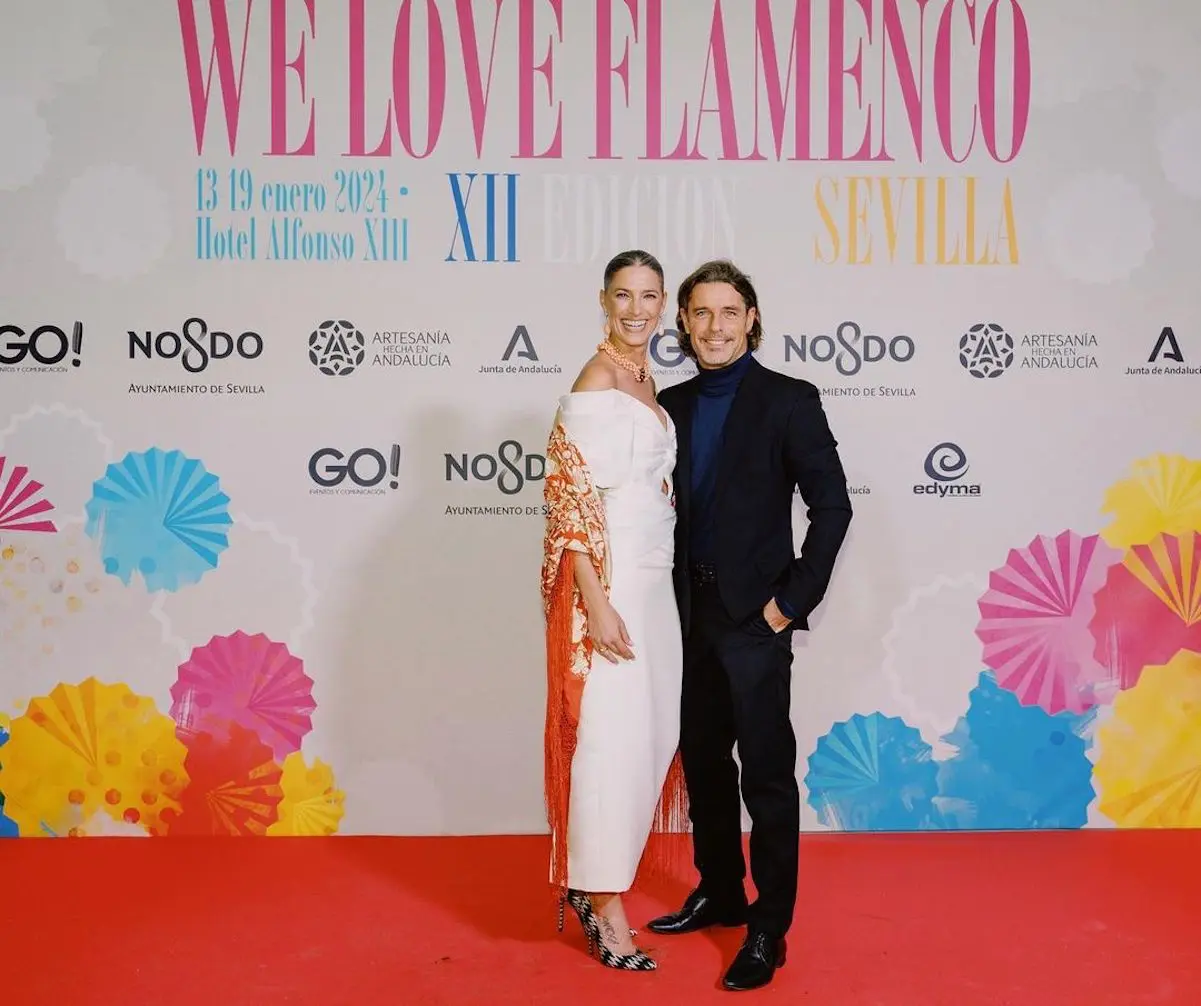 Laura Sánchez con David Ascanio