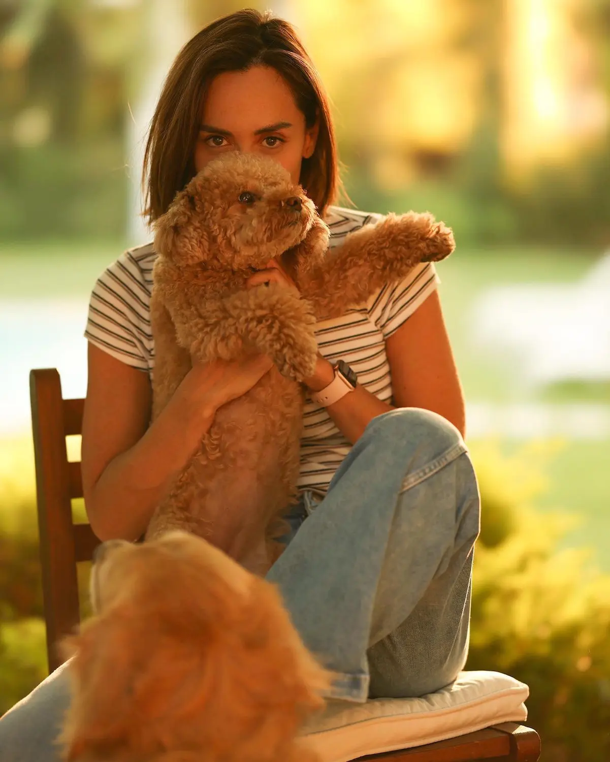 Tamara Falcó con su perro