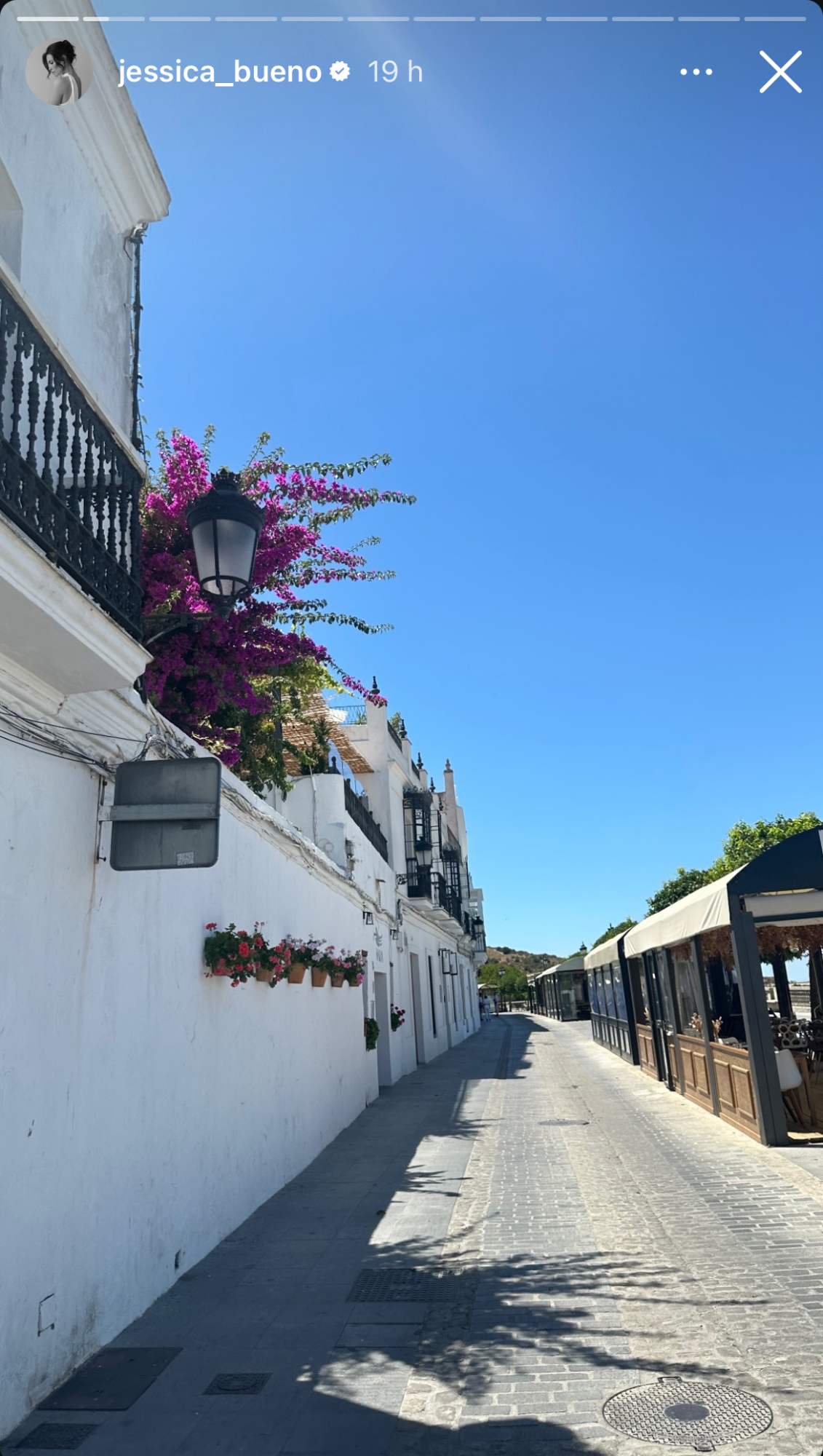 Jessica ha quedado enamorada de Vejer.