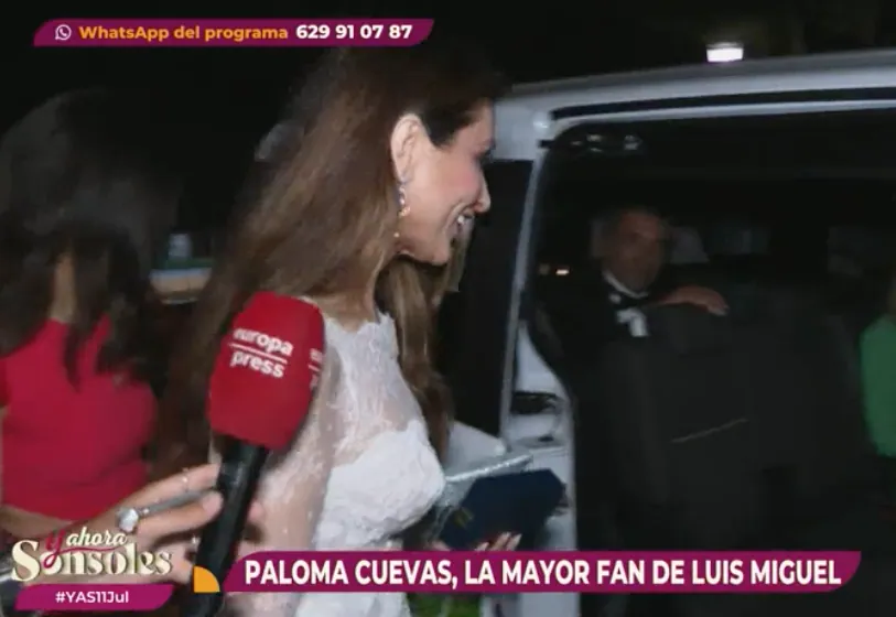 Paloma ha acompañado a Luis Miguel durante toda la gira.