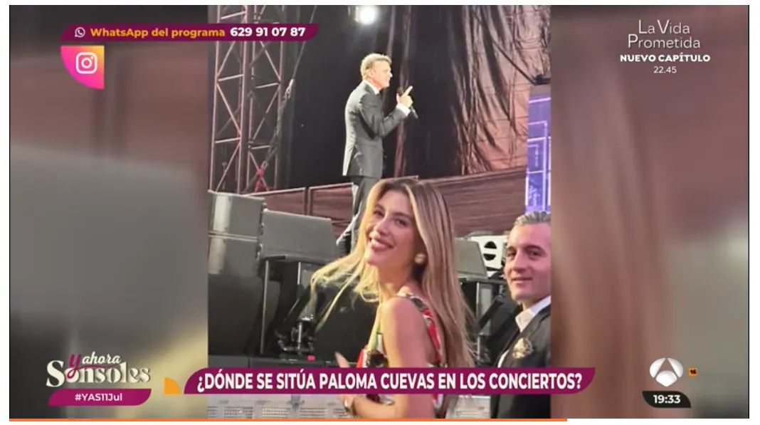 Su hija Michelle se sitúa en primera fila cuando acude a los conciertos de su padre.