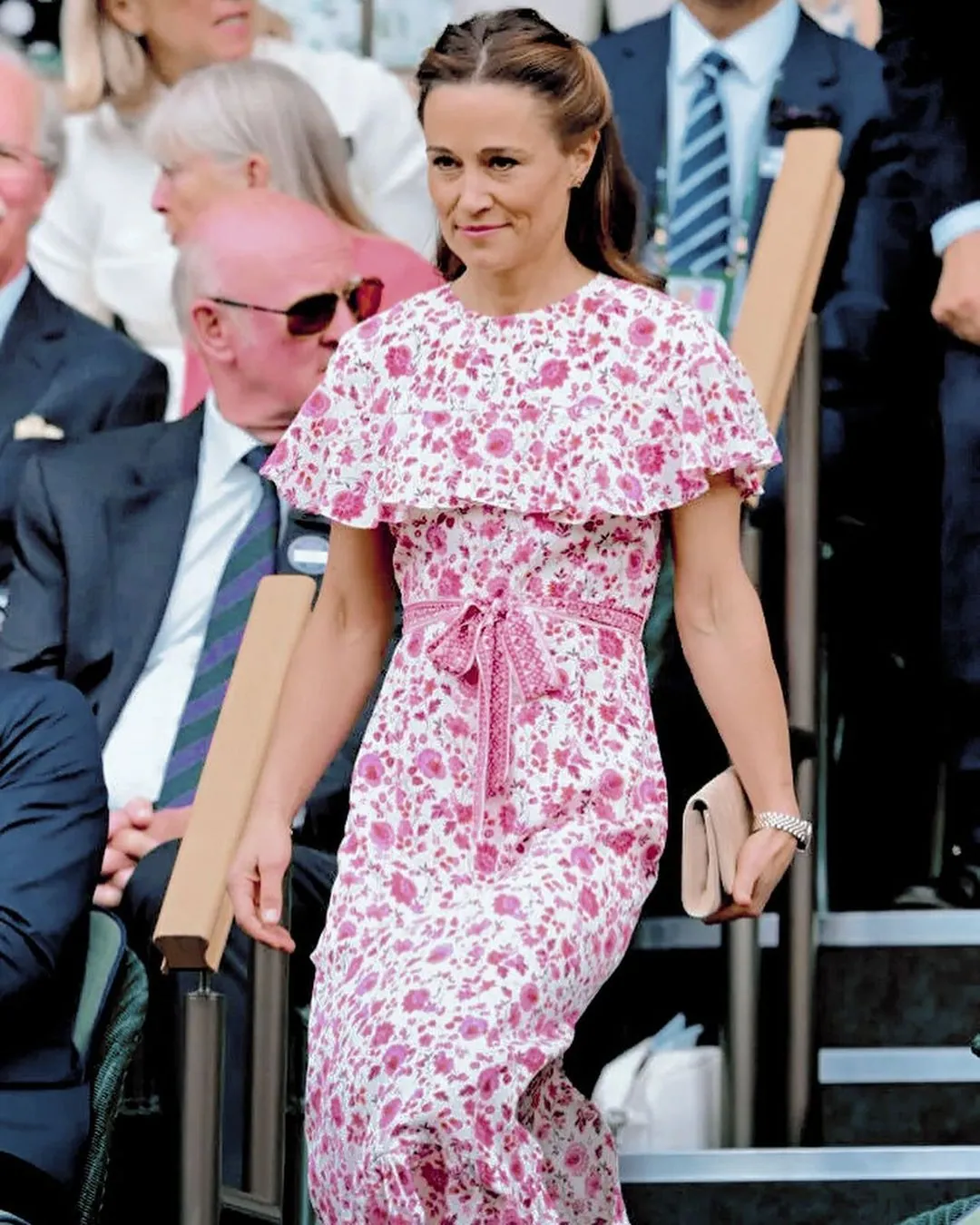 Pippa Middleton lucía un look valorado en más de 1.000 euros.