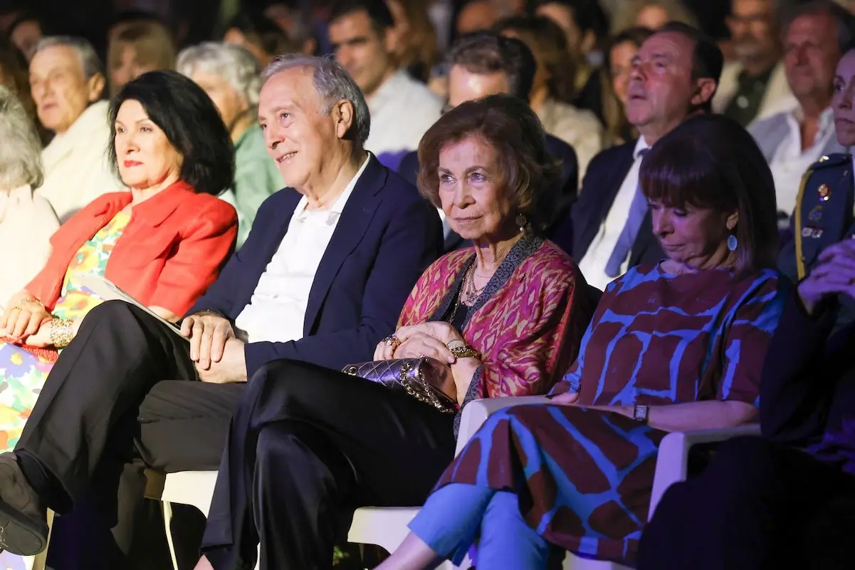 Su Majestad la Reina Doña Sofía en concierto