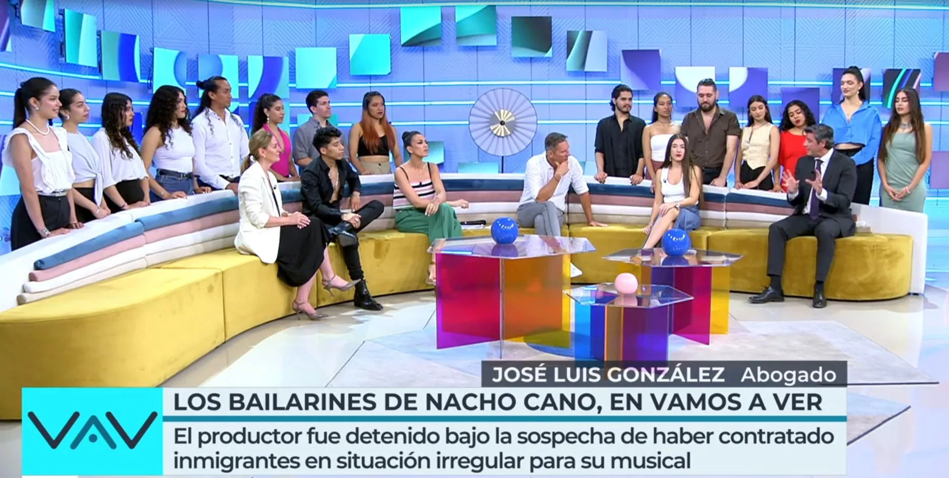 Nacho Cano hablan 17 bailarines Malinche - Vamos a ver -