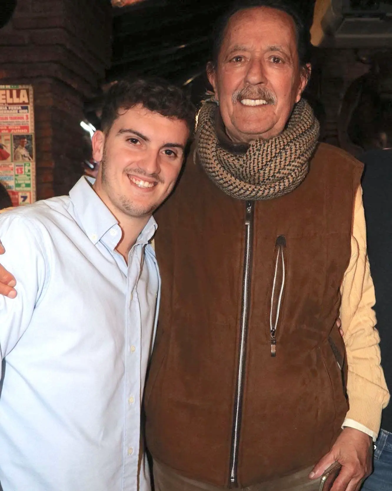 Imagen de archivo de Fran con Julián Muñoz.