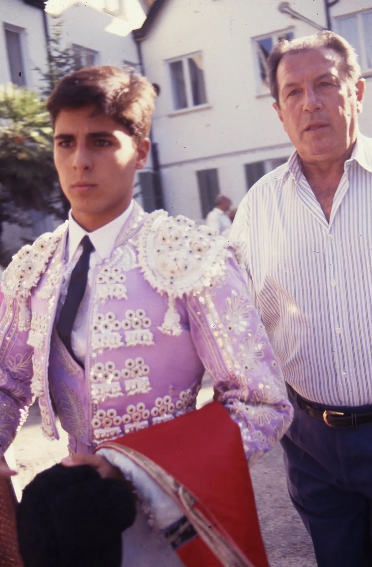 Fran Rivera y su abuelo