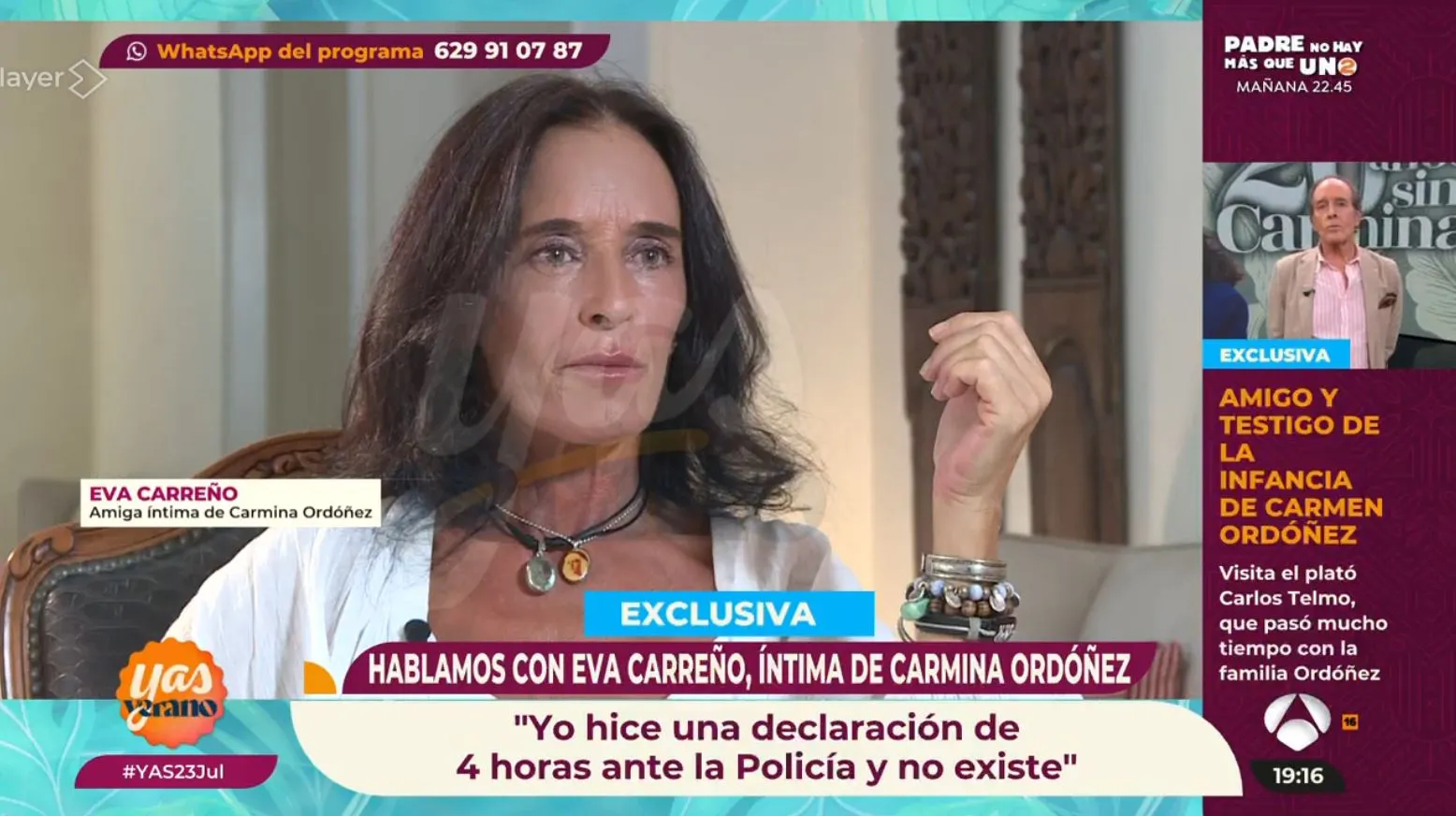 Eva Carreño en 'Y ahora, Sonsoles'.