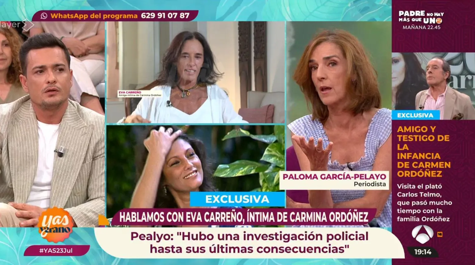 Eva Carreño en 'Y ahora, Sonsoles'.