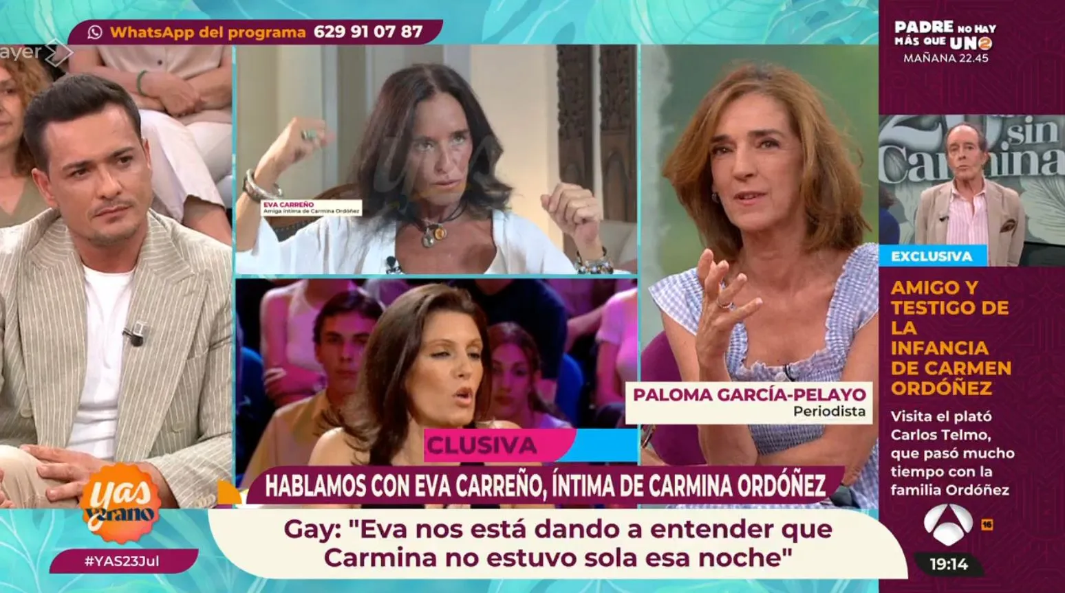 Eva Carreño en 'Y ahora, Sonsoles'.