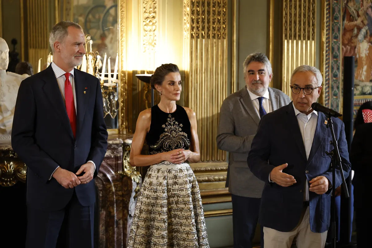 Los reyes asisten al discurso del presidente del COE, Alejandro Blanco.