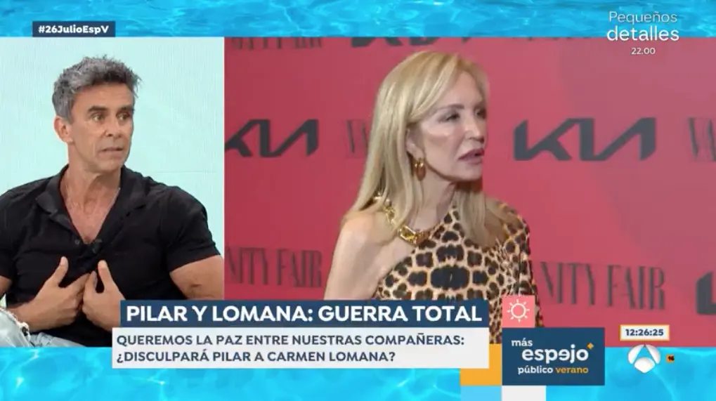 Según Carmen Lomana no era una conversación seria y no tenía intención de burlarse de Pilar Vidal.