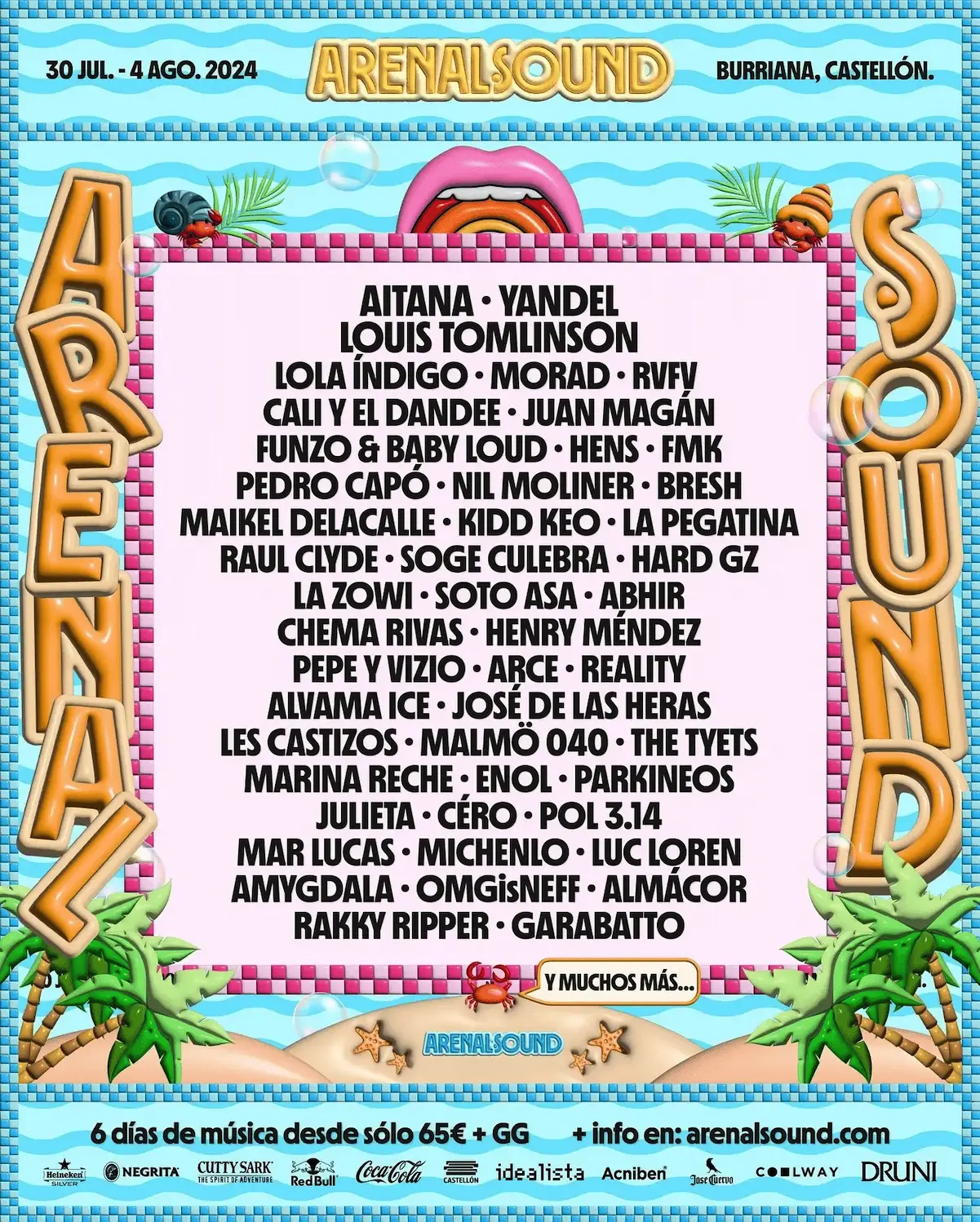 Arenal Sound 2024 cartel