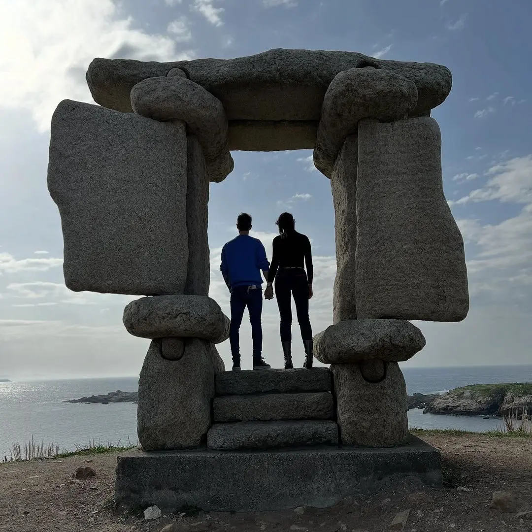 Ambos han publicado esta foto de sus inicios como pareja.