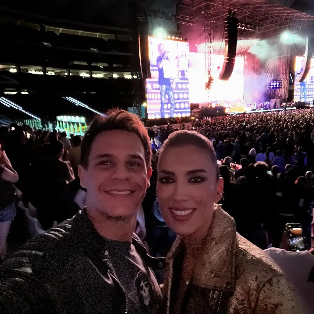 Patricia Pardo y Christian Gálvez celebran sus bodas de algodón.