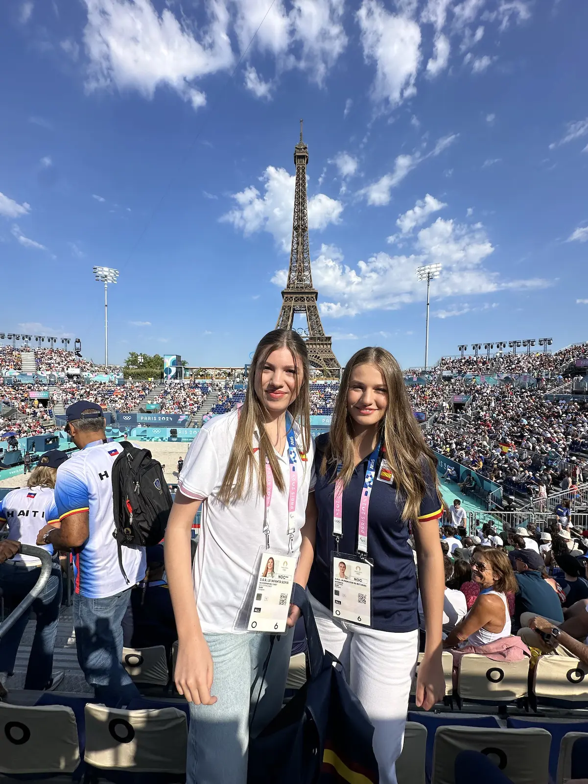 Leonor y Sofia en JJOO 7