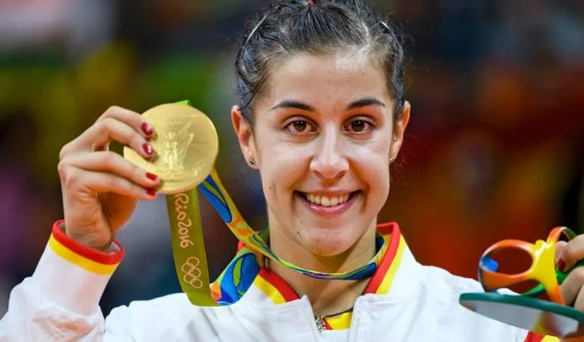 Carolina Marín ganó el oro en Rio 2016.