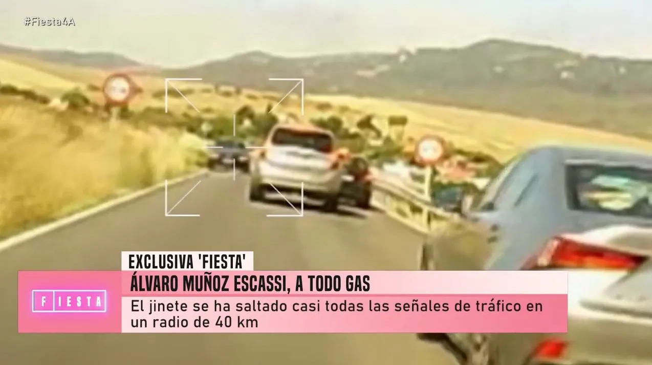 El coche de Álvaro Muñoz Escassi.