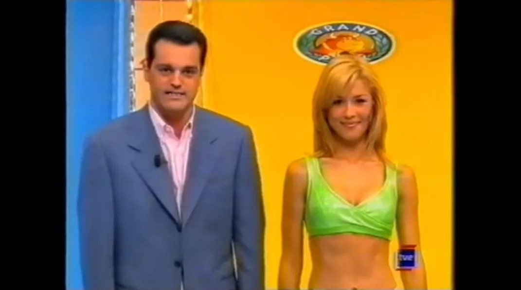 Ramón García y Pilar Soto en el 'Grand Prix' (1998).