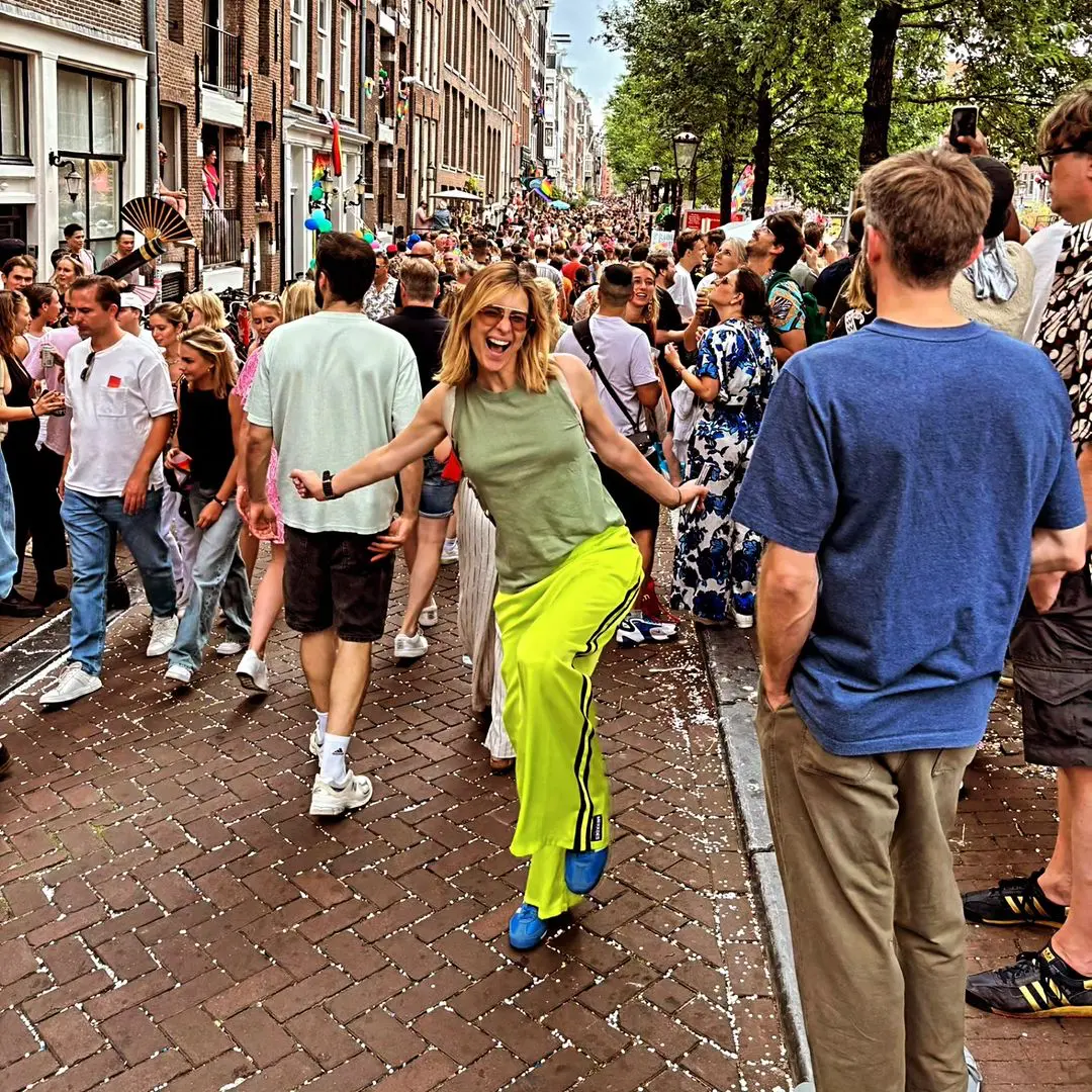 Sandra acude por primera vez al Orgullo de Ámsterdam.