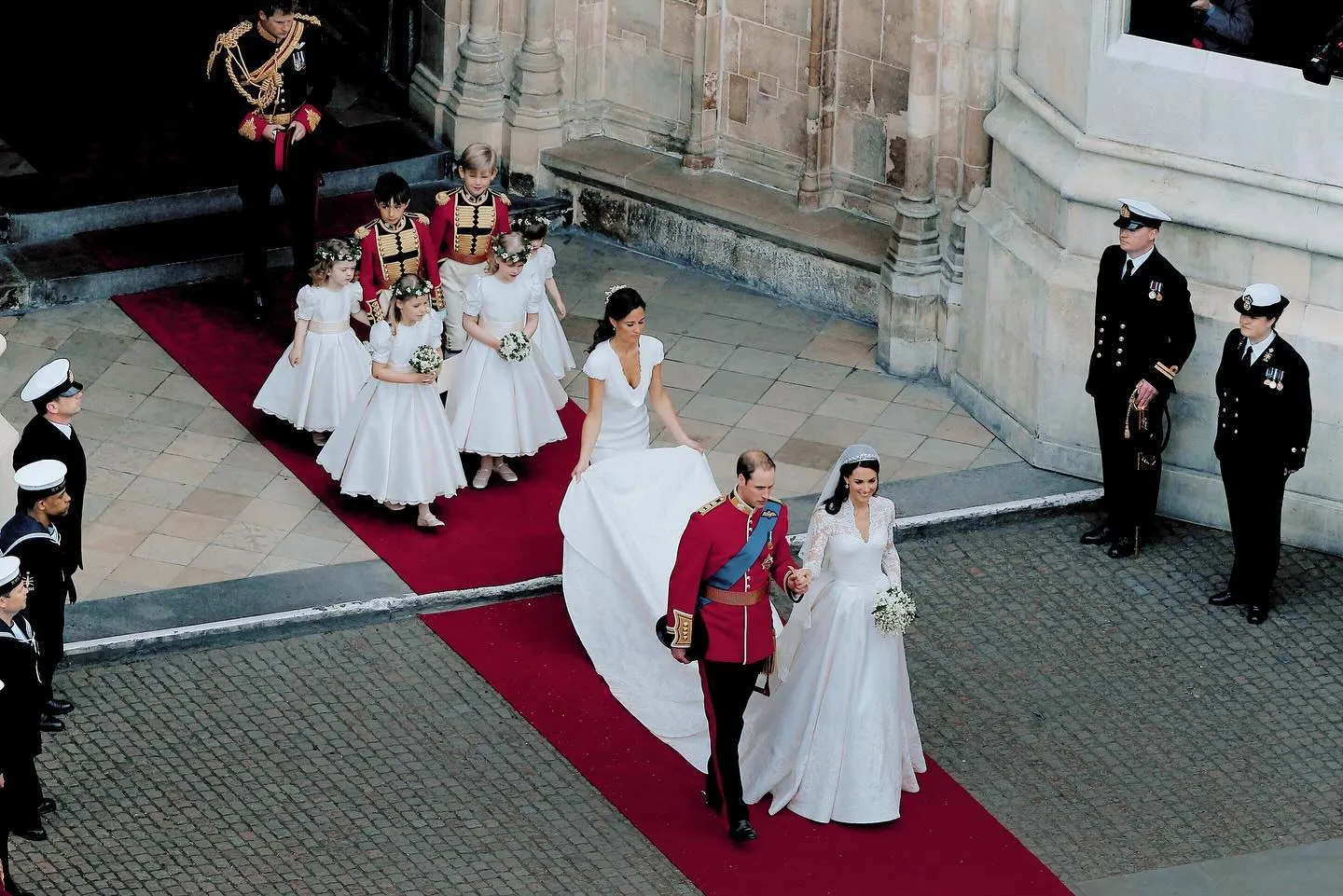 Pippa Middleton en la boda de Kate y Guillermo.