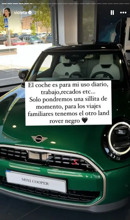 El nuevo coche está pensado para los recados de la influencer.