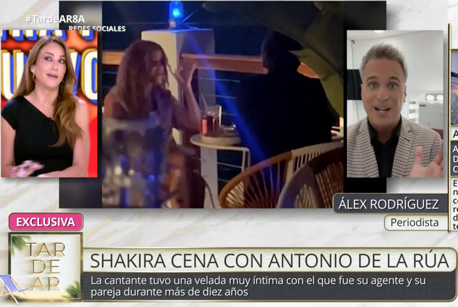 Shakira cita Antonio de la Rúa