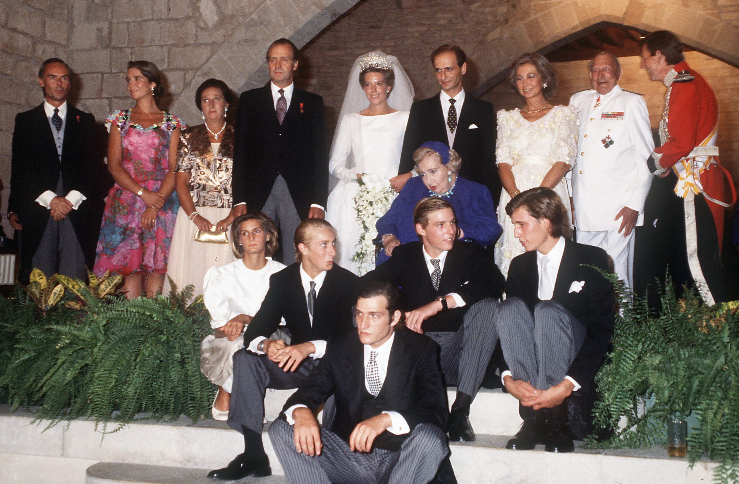 Los Gómez Acebo en la boda de Simoneta.