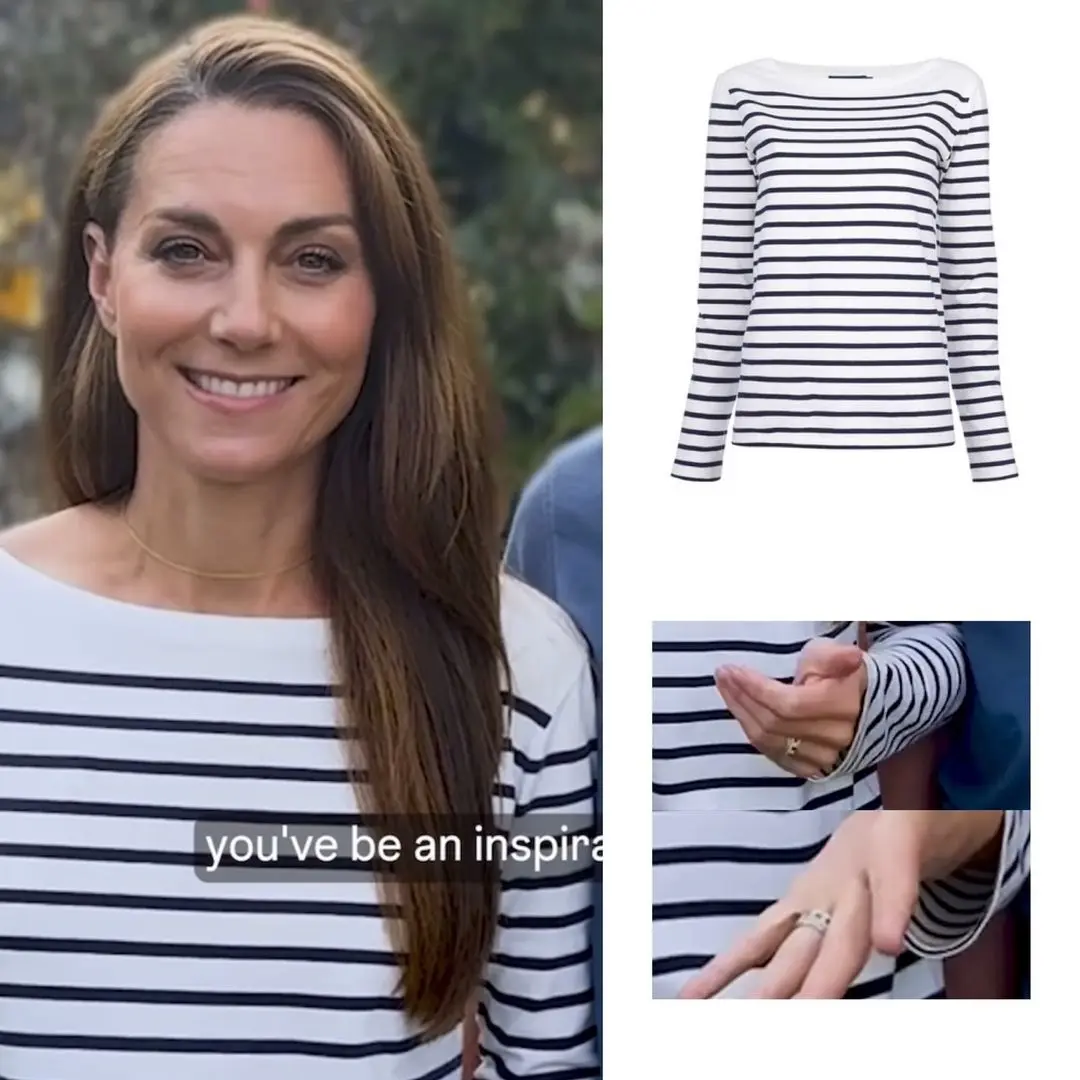 Publicación de Fashion Royal Police sobre el anillo de Kate Middleton.