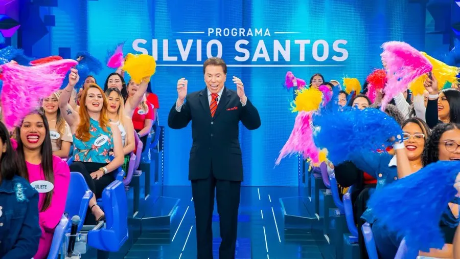 Silvio Santos, en el plató de su programa.