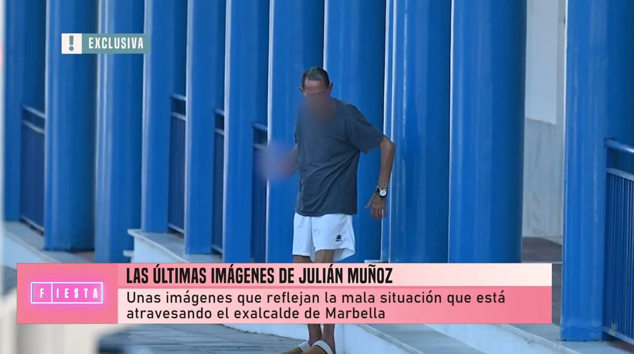 Julián Muñoz apenas pudo mantenerse en pie.