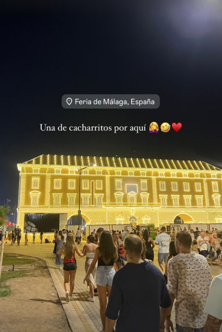 Visitaron en familia la Feria de Málaga.