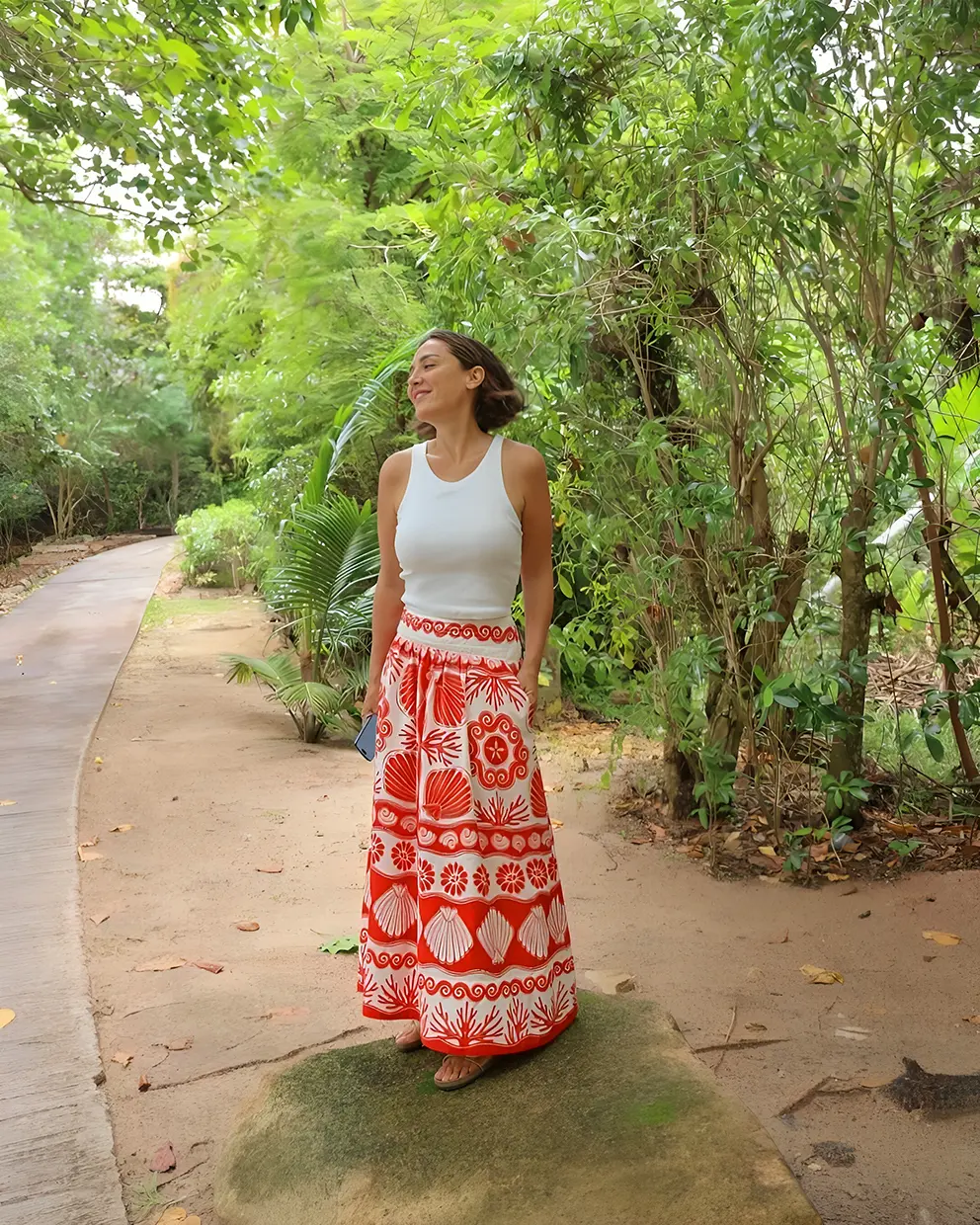 Tamara Falcó en las Seychelles.