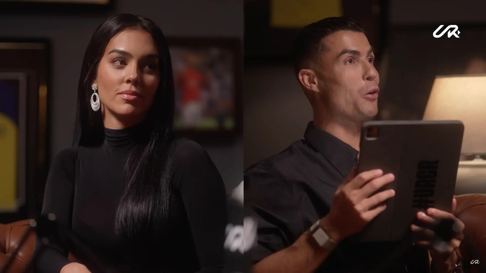 Georgina Rodríguez y Cristiano Ronaldo.