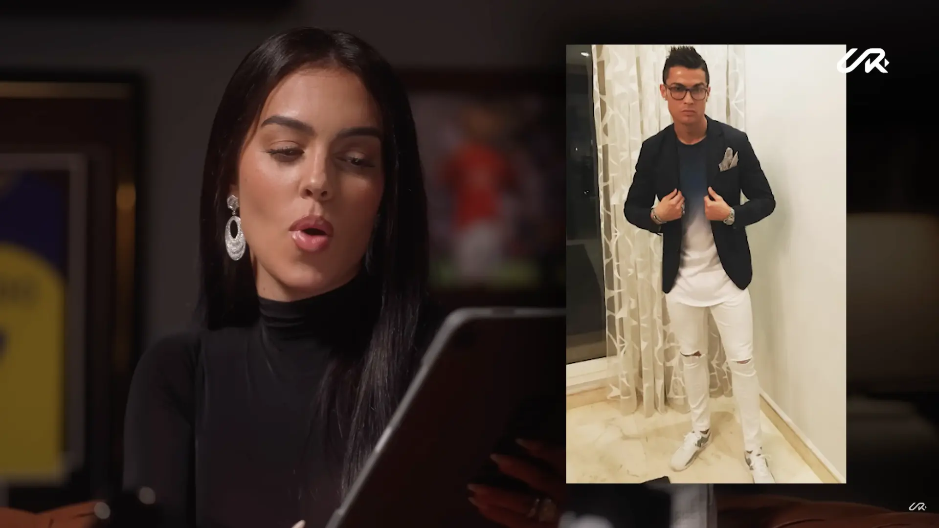 Georgina Rodríguez y Cristiano Ronaldo.