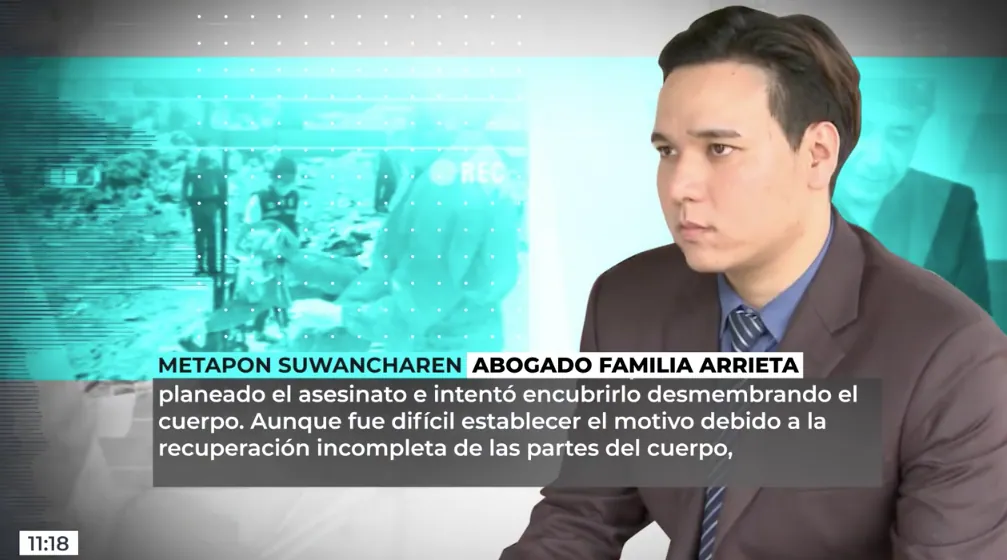 Metapon Suwancharen ha emitido un comunicado sobre el caso de Daniel Sancho.