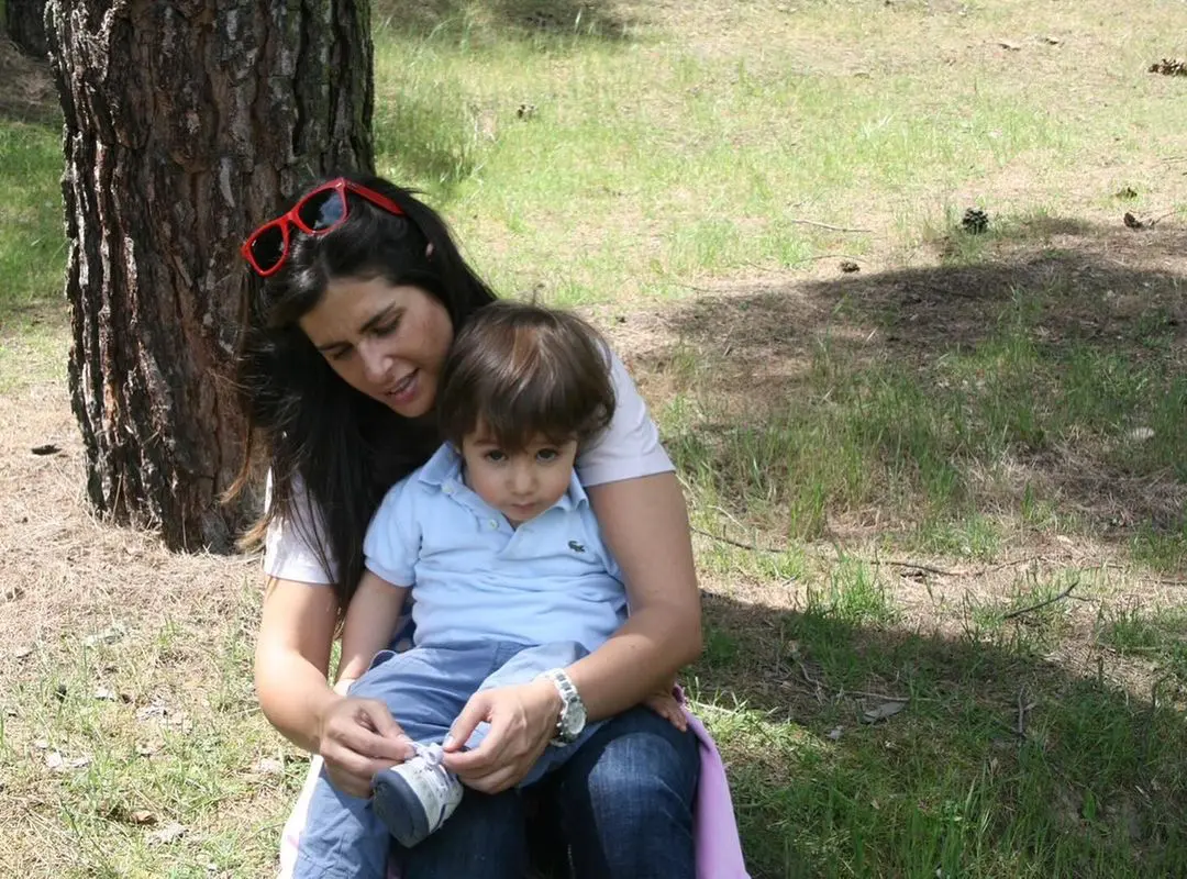 Pau, hijo Juan del Val y Nuria Roca