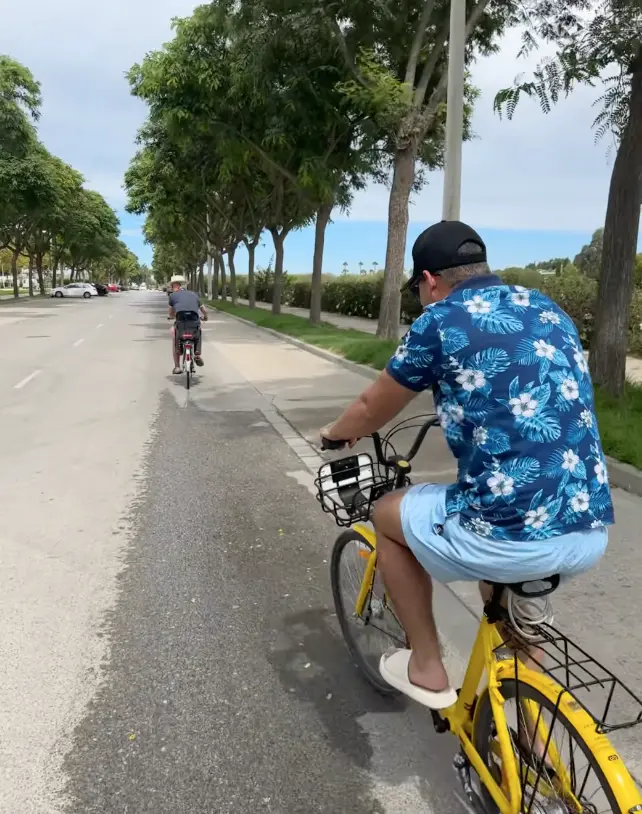 Gloria Camila durante sus vacaciones