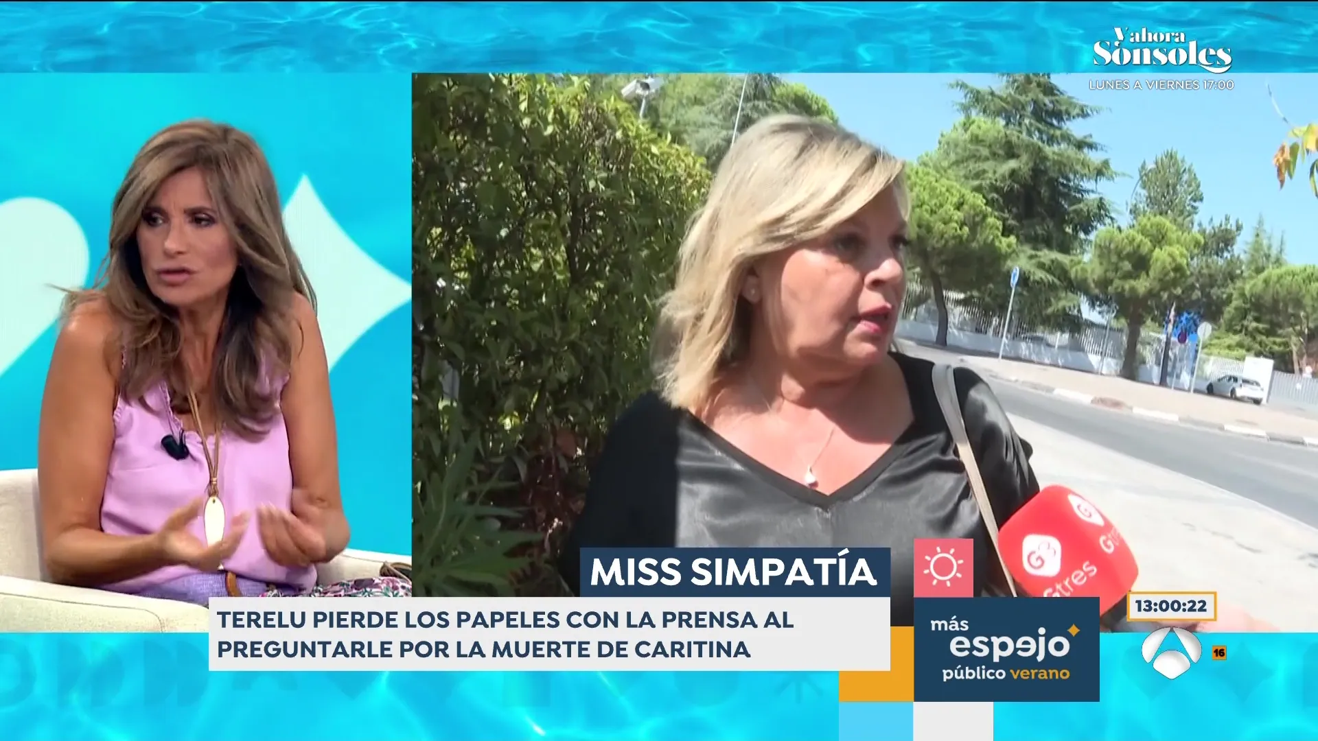 Imagen del programa 'Espejo Público' donde Gema López ha criticado a Terelu Campos.