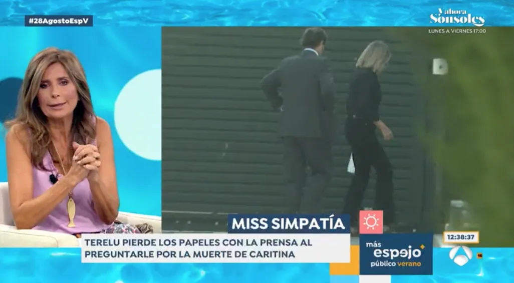 Gema López ha mencionado que la prensa ha tratado con respeto el fallecimiento de Caritina y ella ha sido la única que ha dado una mala contestación.