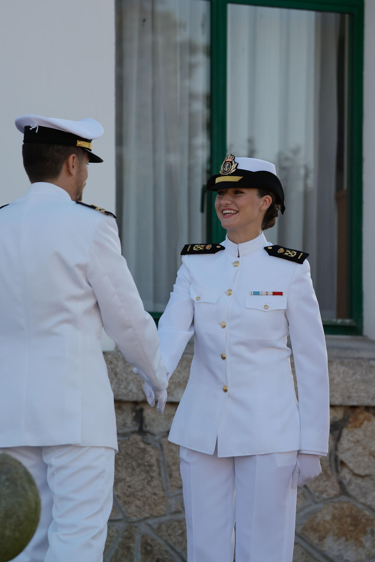 Leonor en la escuela naval marin